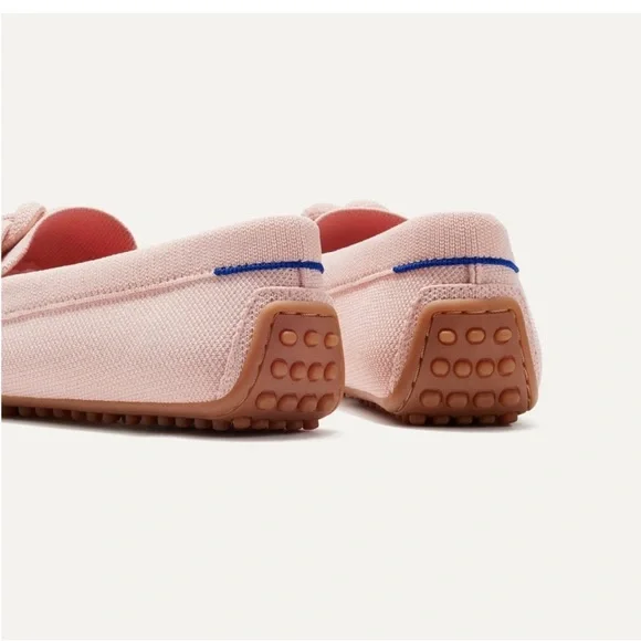 Rothy’s The Braid Driver Loafer Cakepop Pink Size 12.5 NIB Sustainable Knit - Picture 5 of 13